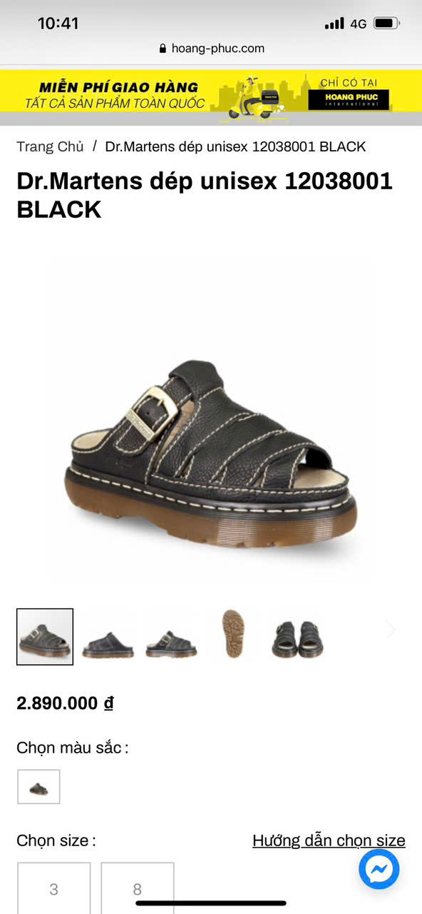 Dép Dr. Martens 2007 Huyền Thoại Hoàng Phúc – Biểu Tượng Một Thời